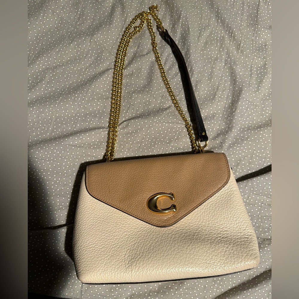 Coach leather crossbody bag